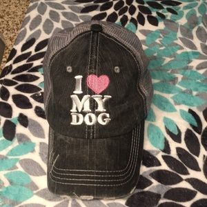 I love my dog ladies hat